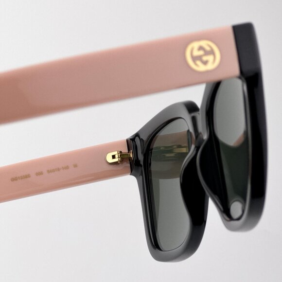Gucci Women’s Sunglasses – Black & Nude Pink Square Frame | GG1338S 006 - Picture 8 of 11